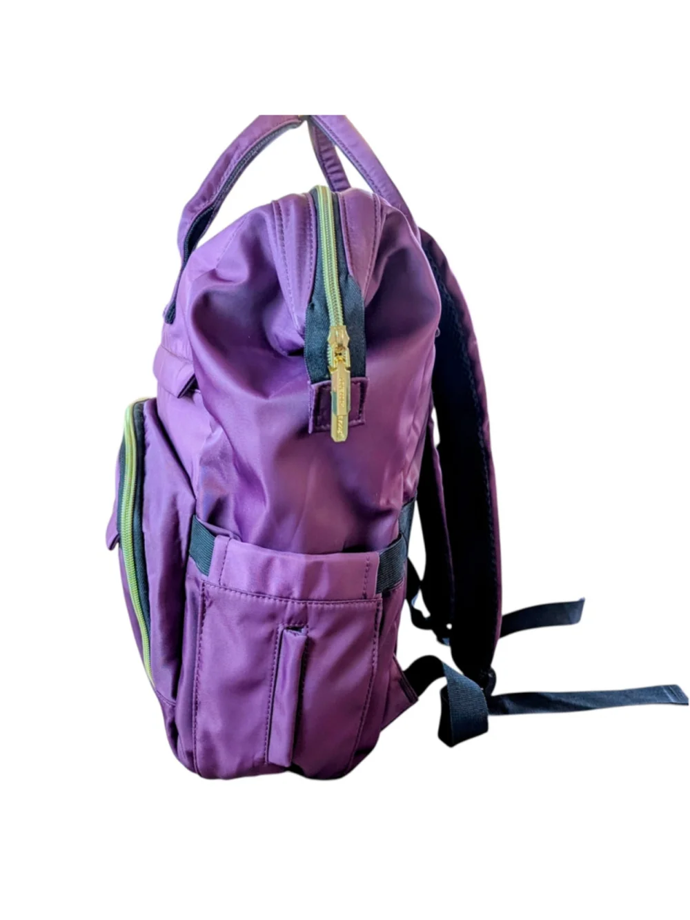 LOVEVOOK Purple Travel Laptop Bag Diaper Bag Backpack NWT USB Port Multi Pockets
